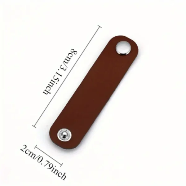 Vintage Faux Leather Scarf Buckle