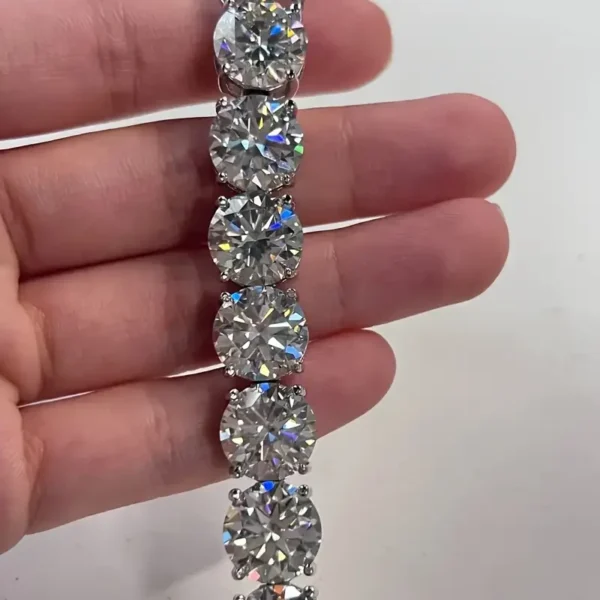 LYEE CYEE 85 Carat Moissanite Bracelet for Men
