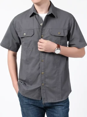Men's Casual Short-Sleeve Shirt