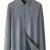 KAISER Men’s Casual Striped Long Sleeve Shirt