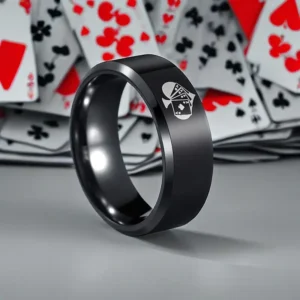 Ace of Spades Poker Ring