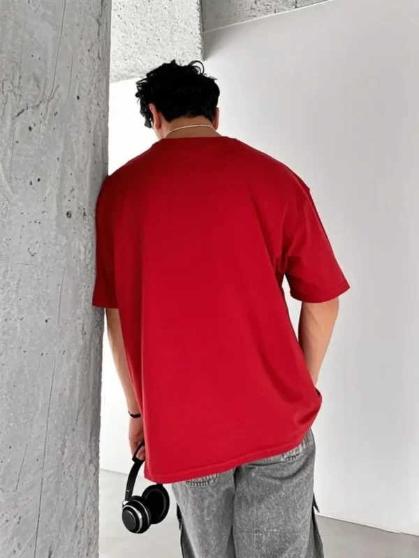 Men's Casual Black "POLO" Graphic T-Shirt