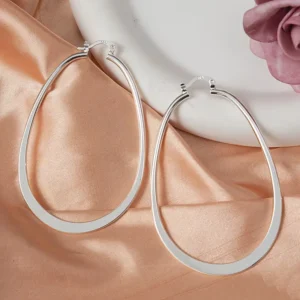 Retro U-Shaped Geometric Earrings for Men
