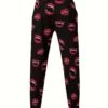 Men's 3D Lips Print Joggers