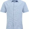 Men's Light Beige Linen Shirt